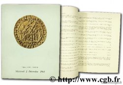 Collection de monnaies d&nbsp;or et d&nbsp;argent mérovingiennes, carolingiennes, françaises, féodales et étangères BOURGEY E.