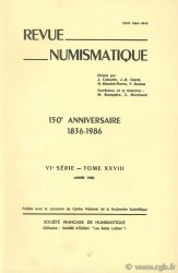 Revue Numismatique 1986, VIème série Collectif