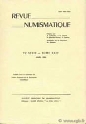 Revue Numismatique 1982, VIe série, tome XXIV 