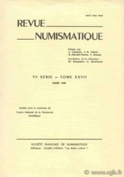 Revue Numismatique 1985, VIe série, tome XXVII 