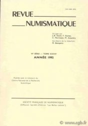Revue Numismatique 1992, VIe série, tome XXXIV 