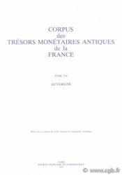 TAF - Corpus des trésors antiques de France, VII, Auvergne S.F.N.