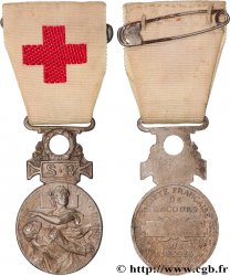 SECOND EMPIRE Médaille, Société française de secours aux blessés militaires TTB+