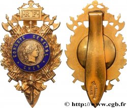 VILLES ET MAIRIES Insigne de fonction, Conseil Général du Cher MBC+