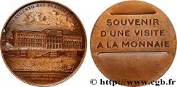 TERCERA REPUBLICA FRANCESA Médaille, Souvenir d’une visite à la Monnaie