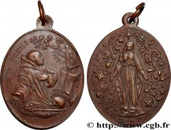 MÉDAILLES RELIGIEUSES Médaille, Saint Bruno 