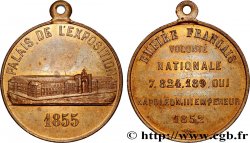 ZWEITES KAISERREICH Médaille, Palais d’exposition, Empire Français