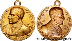 ÉTATS-UNIS D AMÉRIQUE Médaille bractéate, Woodrow Wilson