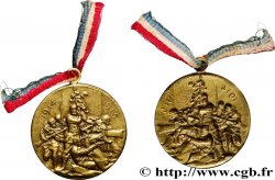 III REPUBLIC Médaille, Journée du soldat