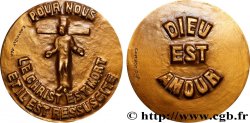 V REPUBLIC Médaille, Dieu est amour