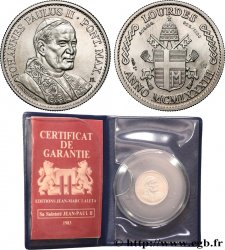 JEAN-PAUL II (Karol Wojtyla) Médaille, Visite en France, Lourdes, de Jean-Paul II