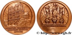 V REPUBLIC Médaille, Cathédrale Notre-Dame de Paris, refrappe