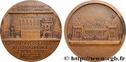 DRITTE FRANZOSISCHE REPUBLIK Médaille, Exposition coloniale internationale