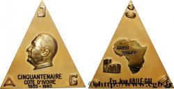 CÔTE D IVOIRE Médaille, Cinquantenaire, Établissements Jean Abile-Gal