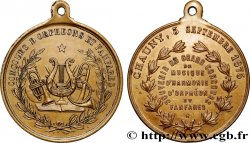 TERCERA REPUBLICA FRANCESA Médaille, Souvenir du grand concours de musique