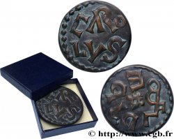 CHARLES Ier DIT  CHARLEMAGNE  Médaille, Reproduction du denier de Charlemagne de Melle, n°185
