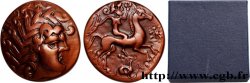 REDONS (Région de Rennes) Médaille, Reproduction du Statère d’or à la cavalière armée et à la lyre, n°127
