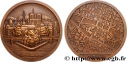 TROISIÈME RÉPUBLIQUE Médaille, Paris et l’île de la Cité par Pierre Turin