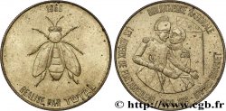 CINQUIÈME RÉPUBLIQUE Médaille, Bibliothèque nationale, Réalisé par total