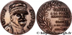 III REPUBLIC Médaille, Notre Joffre, Gloire à la France immortelle
