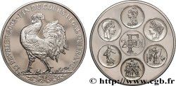 CINQUIÈME RÉPUBLIQUE Médaille, Essai, Fin du cours légal du Franc