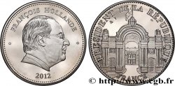 V REPUBLIC Médaille, François Hollande, Président de la république