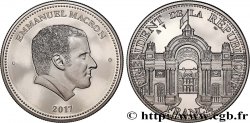 V REPUBLIC Médaille, Emmanuel Macron, Président de la république