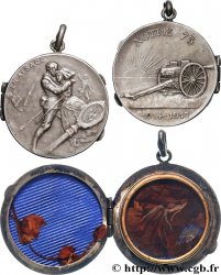 TERCERA REPUBLICA FRANCESA Médaille, En Alsace, Notre 75 MBC+