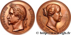 SECOND EMPIRE Médaille, Couple impérial