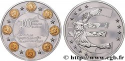 CINQUIÈME RÉPUBLIQUE Médaille, 10 ans de l’Euro, Vatican