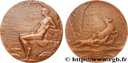 TERCERA REPUBLICA FRANCESA Médaille, Diane par Lafleur, offert par la M.G.M. EBC