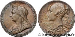 GRANDE BRETAGNE - VICTORIA Médaille, 60e anniversaire de règne de Victoria TTB+