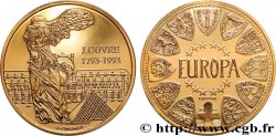 CINQUIÈME RÉPUBLIQUE Médaille, Louvre-Europa