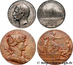 TROISIÈME RÉPUBLIQUE Lot de 2 médailles, Exposition Universelle TTB