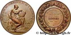III REPUBLIC Médaille, Exposition de Melbourne, Participation de la France