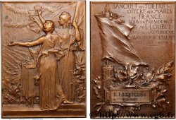TROISIÈME RÉPUBLIQUE Plaquette, Banquet des tuileries offert aux maires de France