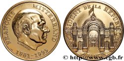 FUNFTE FRANZOSISCHE REPUBLIK Médaille, François Mitterand