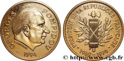 V REPUBLIC Médaille, Georges Pompidou, président de la République