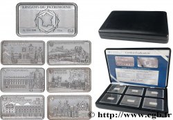 QUINTA REPUBLICA FRANCESA Coffret de 6 lingotins d’argent Prueba