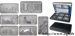 QUINTA REPUBLICA FRANCESA Coffret de 6 lingotins d’argent Prueba