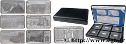 CINQUIÈME RÉPUBLIQUE Coffret de 6 lingotins d’argent BE