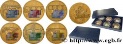 EUROPE Coffret de 6 médailles, Monnaie européenne BE