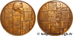 CINQUIÈME RÉPUBLIQUE Médaille calendrier - Salzburg et Mozart