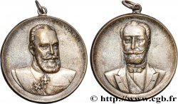 III REPUBLIC Médaille, Alexandre III et Sadi Carnot