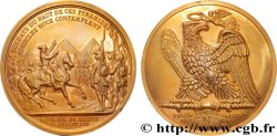 PREMIER EMPIRE Médaille, Napoléon en Egypte, refrappe