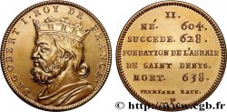 METALLIC SERIES OF THE KINGS OF FRANCE  Médaille, Dagobert I - 2 - refrappe ultra-moderne