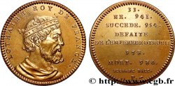 SÉRIE MÉTALLIQUE DES ROIS DE FRANCE Médaille, Lothaire - 33 - refrappe ultra-moderne