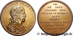SÉRIE MÉTALLIQUE DES ROIS DE FRANCE Médaille, Règne de LOUIS XIII - 64 - refrappe ultra-moderne