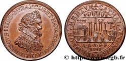 HENRI IV LE GRAND Médaile, refrappe au type du passe des monnayeurs de l’atelier de Châlons-en-Champagne