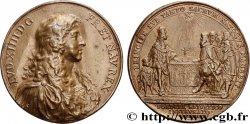 LOUIS XIV LE GRAND OU LE ROI SOLEIL Médaille, Renouvellement de l alliance avec les Suisses